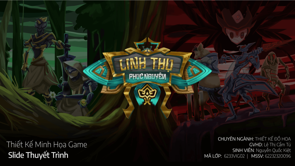 Minh họa Game“Linh Thụ Phục Nguyên” – tác phẩm của Nguyễn Quốc Kiệt khai thác chủ đề môi trường và sinh thái thông qua câu chuyện về thế giới côn trùng tại Đồng Bằng Sông Cửu Long thân thuộc