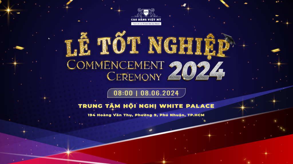 Poster thông báo Lễ Tốt ngiệp 2024