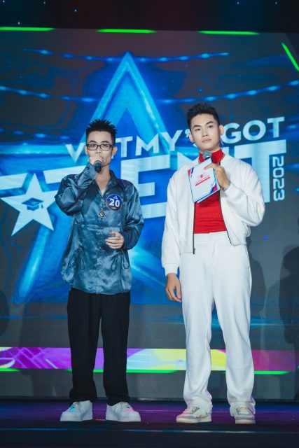 Thí sinh Minh Thái tự tin thể hiện tài năng trước thử thách của ban giám khảo