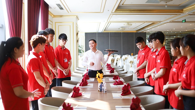 Bệ phóng giúp sinh viên Cao đẳng Việt Mỹ Hà Nội được doanh nghiệp săn đón